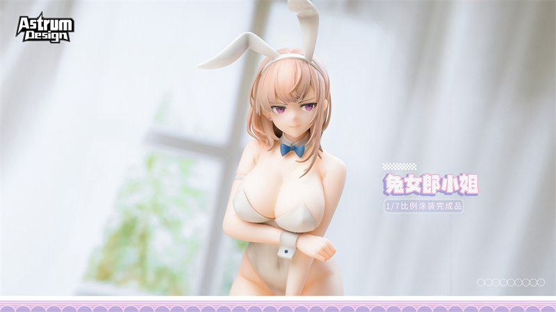 设计师原创馆 Coop.イコモチ 白色兔子装少女 白バニーおねえさん  1:6GK上色成品 原色版